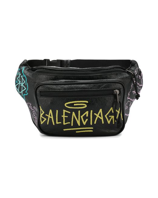 Balenciaga Кожаная поясная сумка Explorer