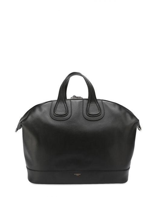 Givenchy Кожаная дорожная сумка с плечевым ремнем