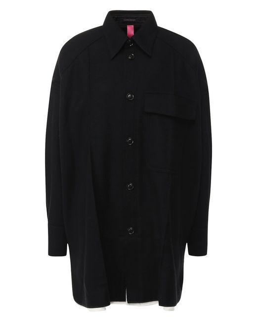 Yohji Yamamoto Шерстяной кардиган с накладным карманом