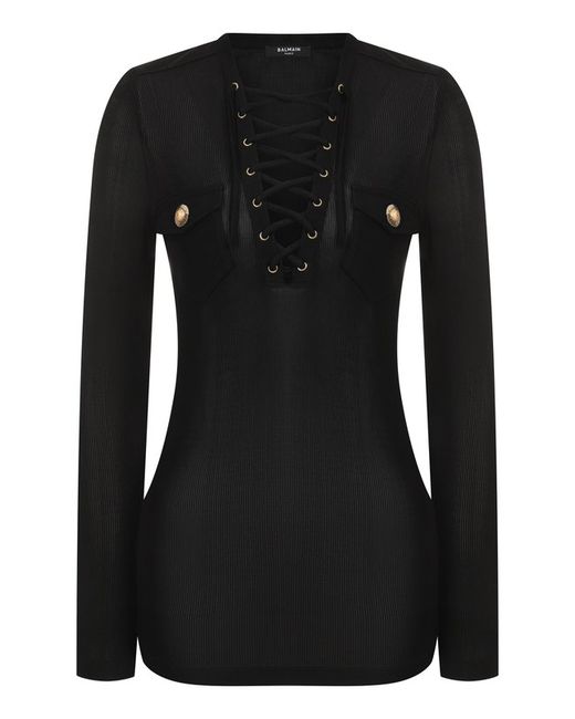 Balmain Пуловер из вискозы
