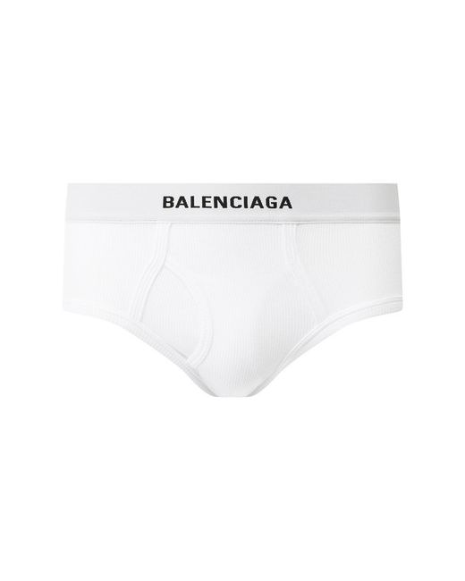 Balenciaga Комплект из трех хлопковых брифов с широкой резинкой