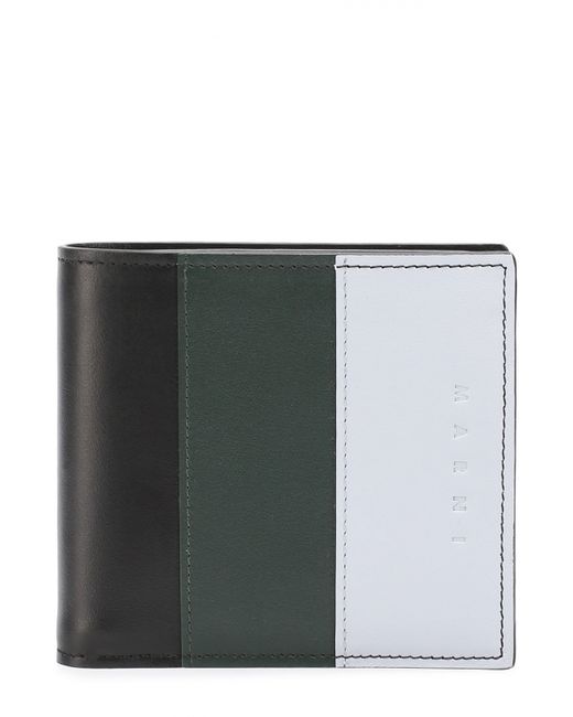 Marni Кожаное портмоне с отделениями для кредитных карт и монет