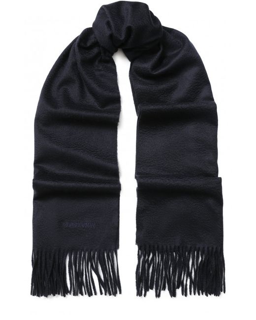 Giorgio Armani Кашемировый шарф с бахромой