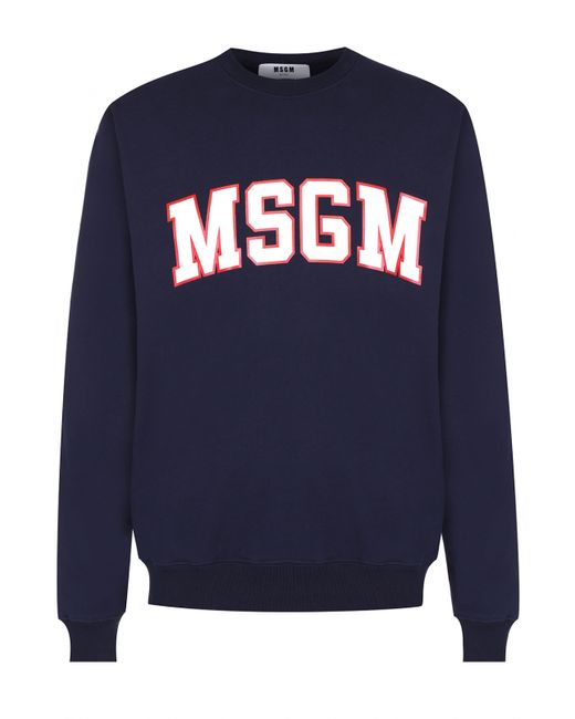 Msgm Хлопковый свитшот с логотипом бренда