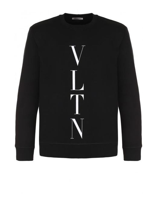 Valentino Хлопковый свитшот с логотипом бренда