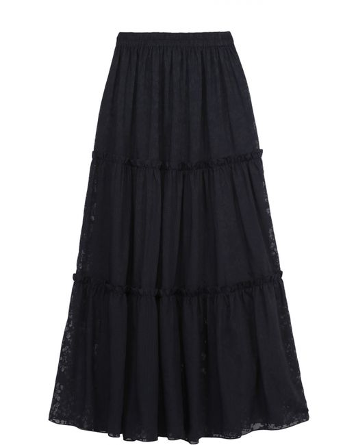 Poustovit Кружевная юбка-макси с эластичным поясом