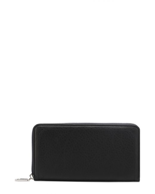 Brioni Кожаный бумажник на молнии с отделениями для кредитных карт и монет