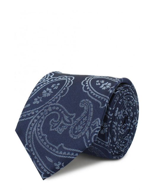 Hugo Шелковый галстук с узором пейсли