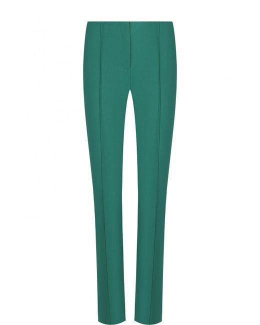 Diane Von Furstenberg Однотонные шерстяные брюки со стрелками