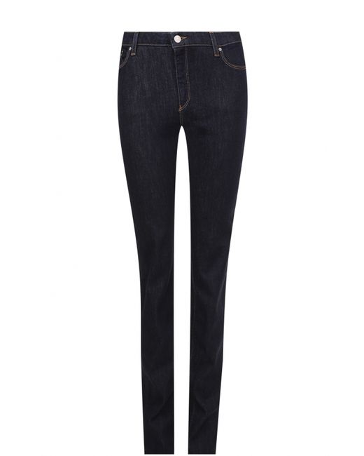 Armani Jeans Джинсы прямого кроя с контрастной прострочкой