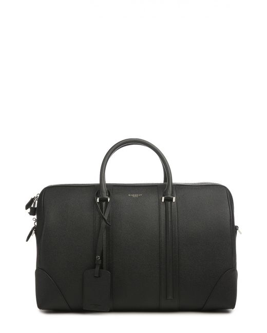 Givenchy Кожаная дорожная сумка с плечевым ремнем