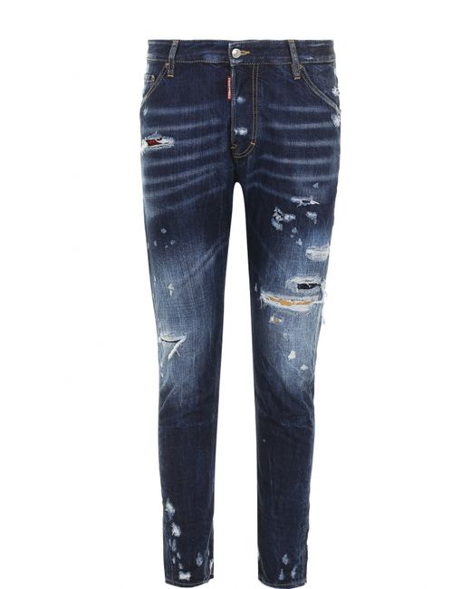 Dsquared2 Зауженные джинсы с декоративными потертостями