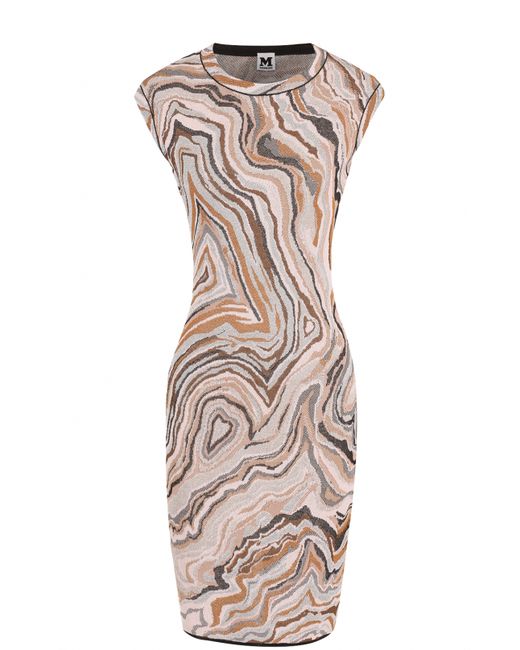 Missoni Вязаное платье-футляр без рукавов M