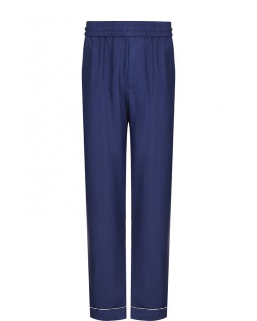 Valentino Шелковые брюки в пижамном стиле