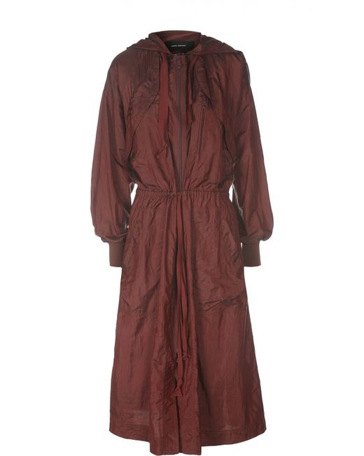 Isabel Marant Удлиненная куртка-ветровка с поясом