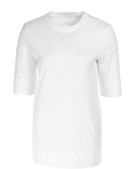 Dkny Удлиненная футболка прямого кроя с круглым вырезом