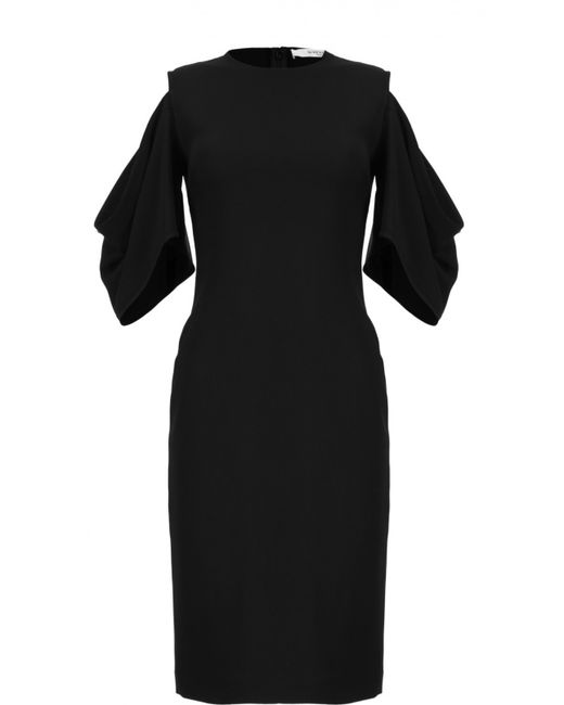 Givenchy Платье-футляр с рукавом с разрезом