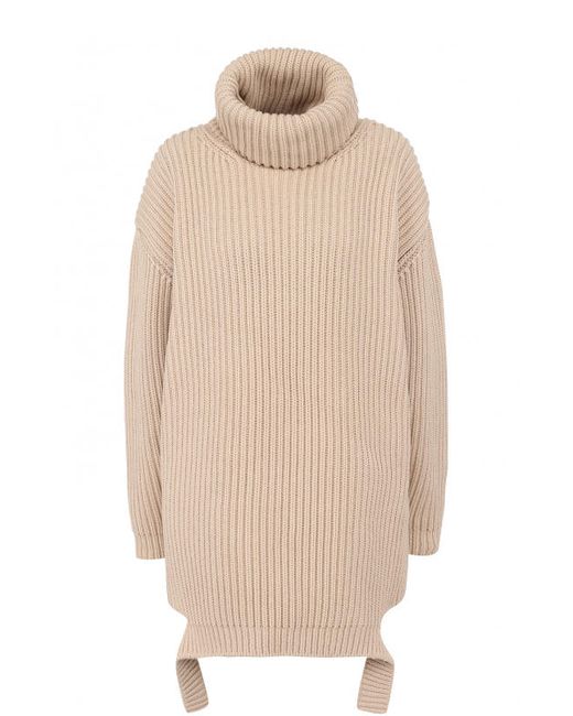 Balenciaga Хлопковый свитер фактурной вязки