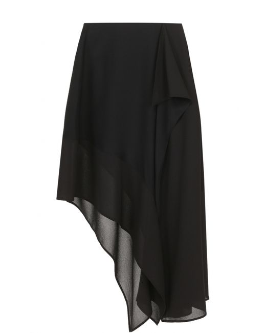 Acne Шелковая юбка ассиметричного кроя Studios