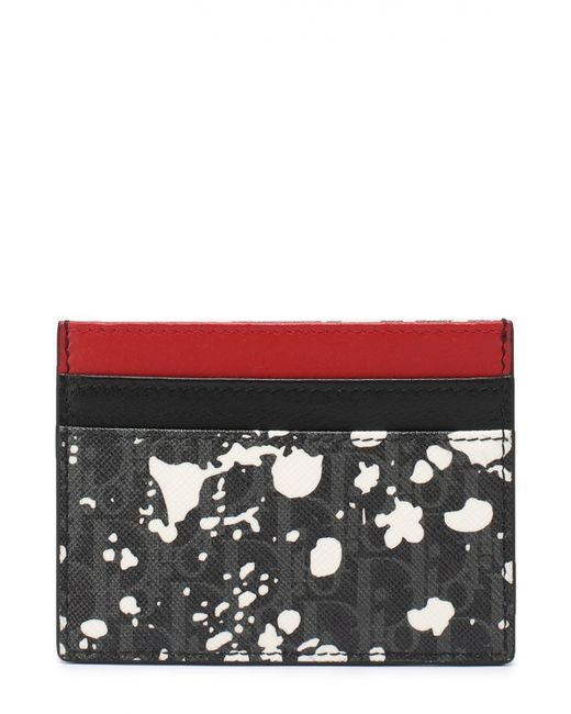 Dior Футляр для кредитных карт с отделкой из натуральной кожи