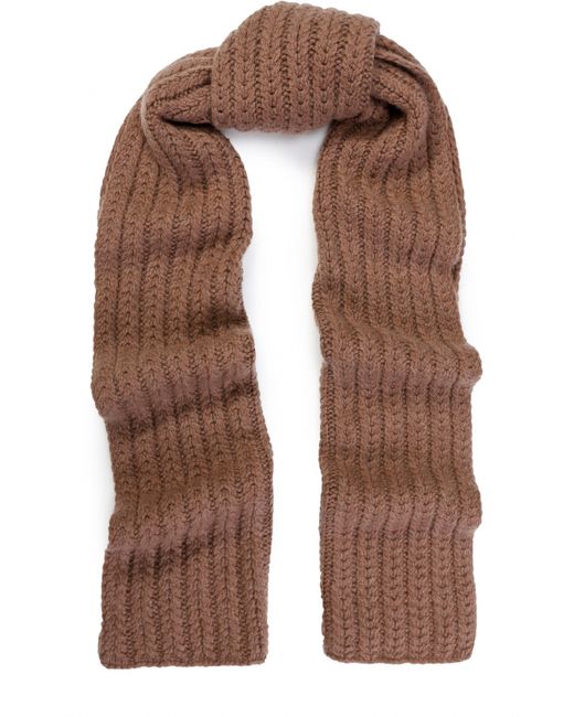 William Sharp Кашемировый шарф фактурной вязки