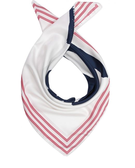 Kenzo Шелковый шарф с принтом