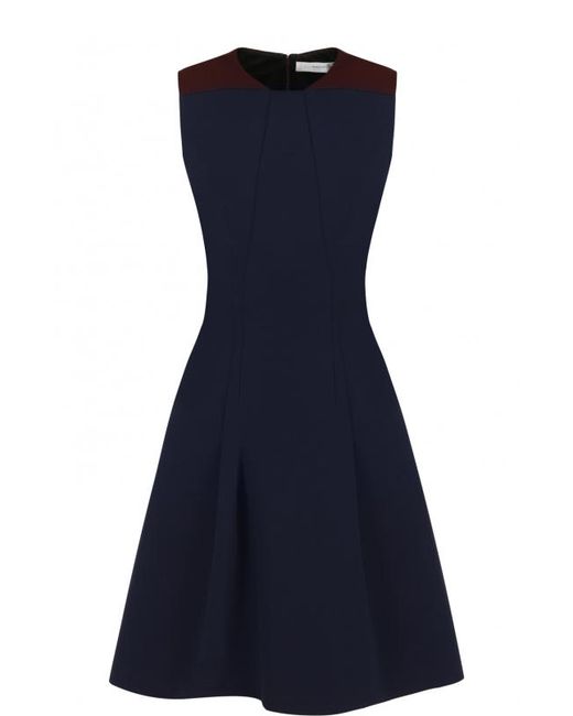 Victoria Beckham Приталенное мини-платье без рукавов