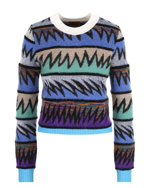 Missoni Вязаный пуловер с круглым вырезом