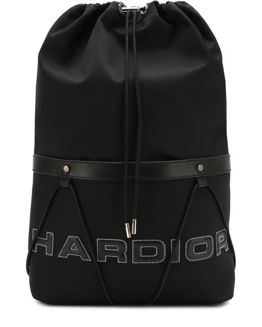 Dior Текстильный рюкзак с кожаной отделкой