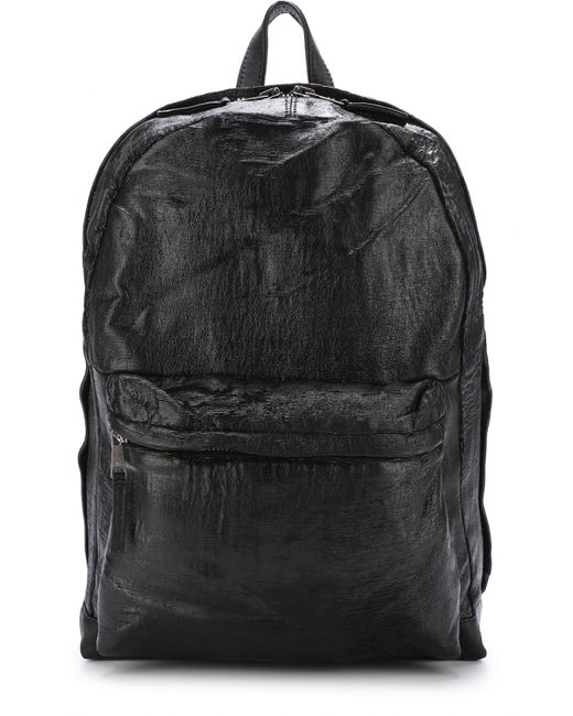 Giorgio Brato Кожаный рюкзак с внешним карманом на молнии