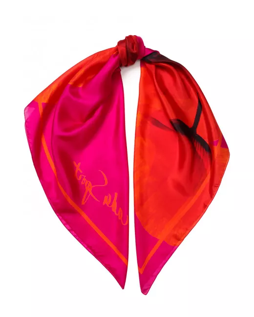 Escada Sport Шелковый платок с принтом