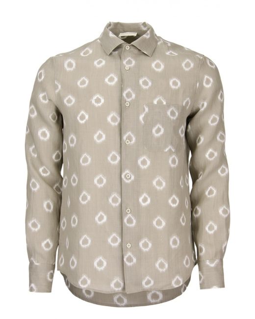 Capobianco Рубашка с принтом и нагрудным карманом