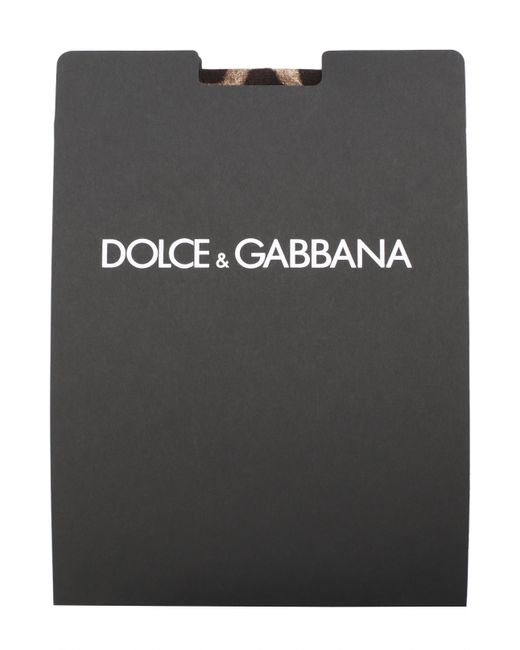 Dolce & Gabbana Колготки с леопардовым принтом