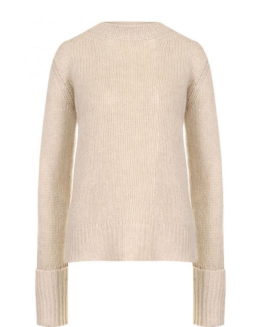 The Row Однотонный кашемировый пуловер фактурной вязки