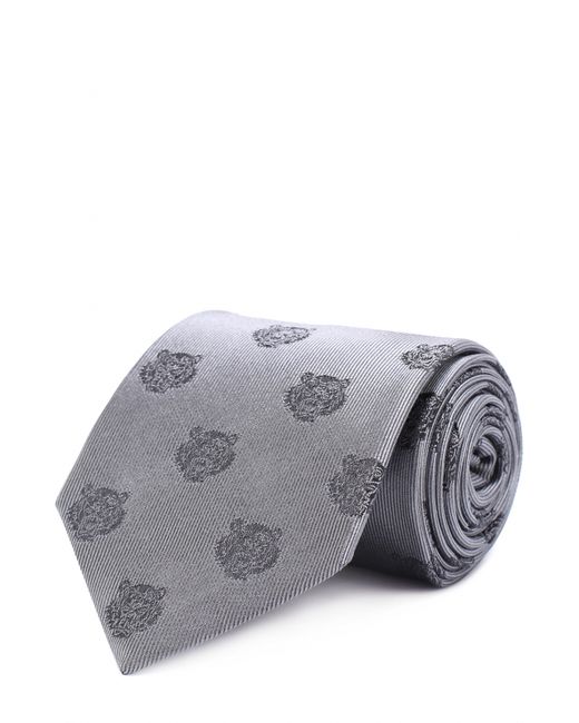 Kenzo Шелковый галстук с принтом