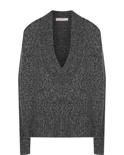Tak.ori Вязаный пуловер из смеси шерсти и кашемира с V-образным вырезом