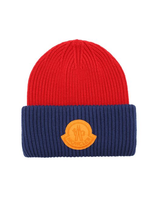 Moncler Шерстяная шапка с логотипом бренда