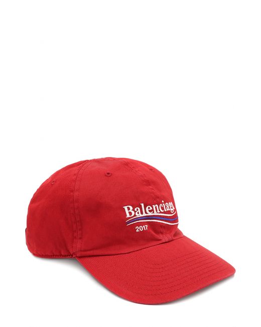 Balenciaga Хлопковая бейсболка с логотипом бренда