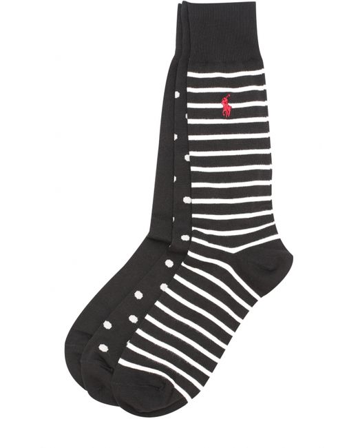 Polo Ralph Lauren Комплект из трех пар носков
