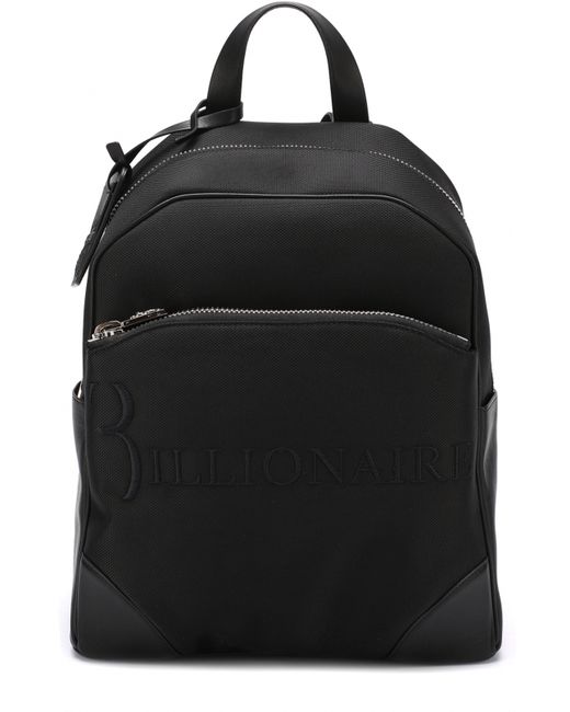 Billionaire Комбинированный рюкзак с внешним карманом на молнии