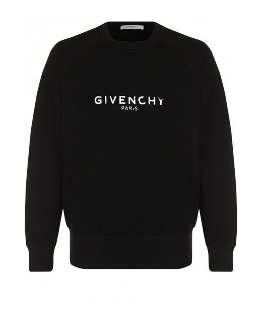 Givenchy Хлопковая футболка с принтом