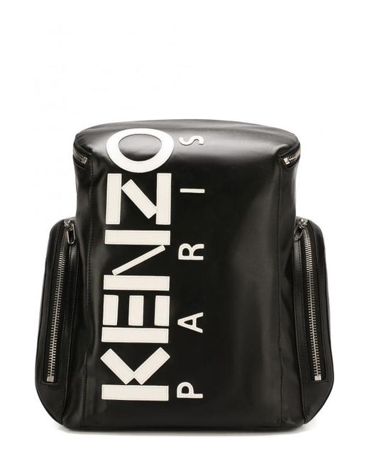 Kenzo Кожаный рюкзак с логотипом бренда