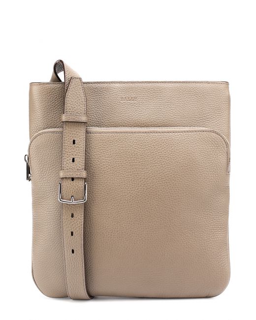 Bally Кожаная сумка-планшет с внешним карманом на молнии