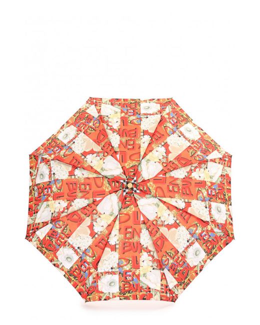 Burberry Складной зонт с принтом
