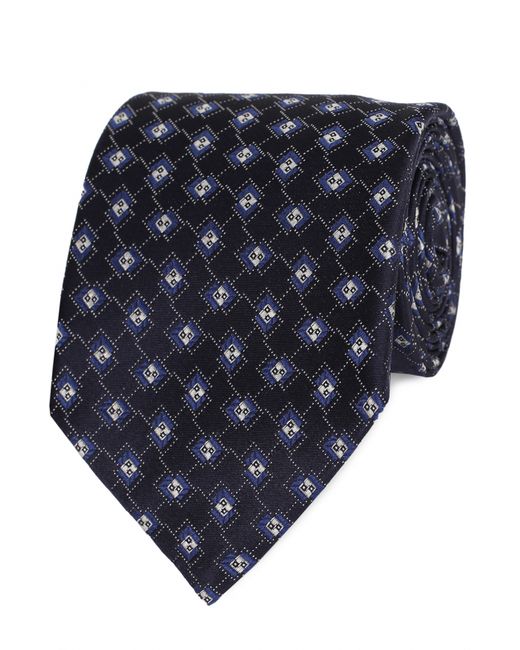Giorgio Armani Шелковый галстук с узором