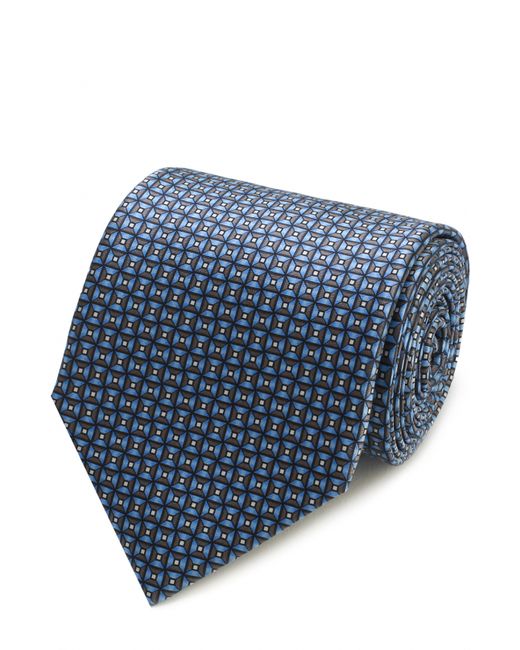 Lanvin Комплект из шелкового галстука и платка