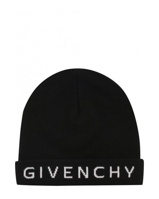 Givenchy Шерстяная шапка с логотипом бренда