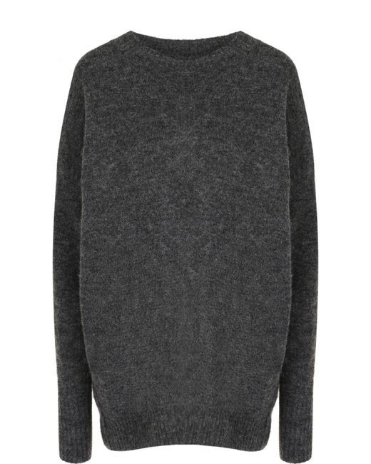 Isabel Marant Étoile Удлиненный вязаный пуловер с круглым вырезом