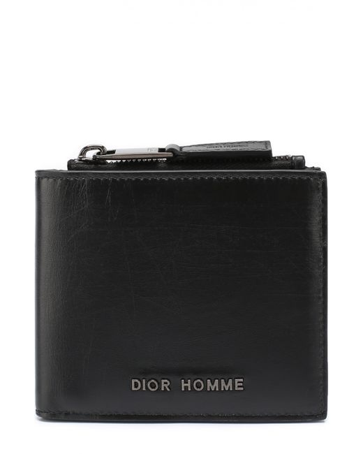 Dior Кожаное портмоне с отделениями для кредитных карт и монет