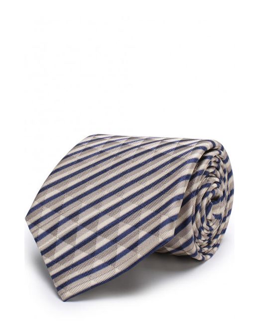Giorgio Armani Шелковый галстук в полоску
